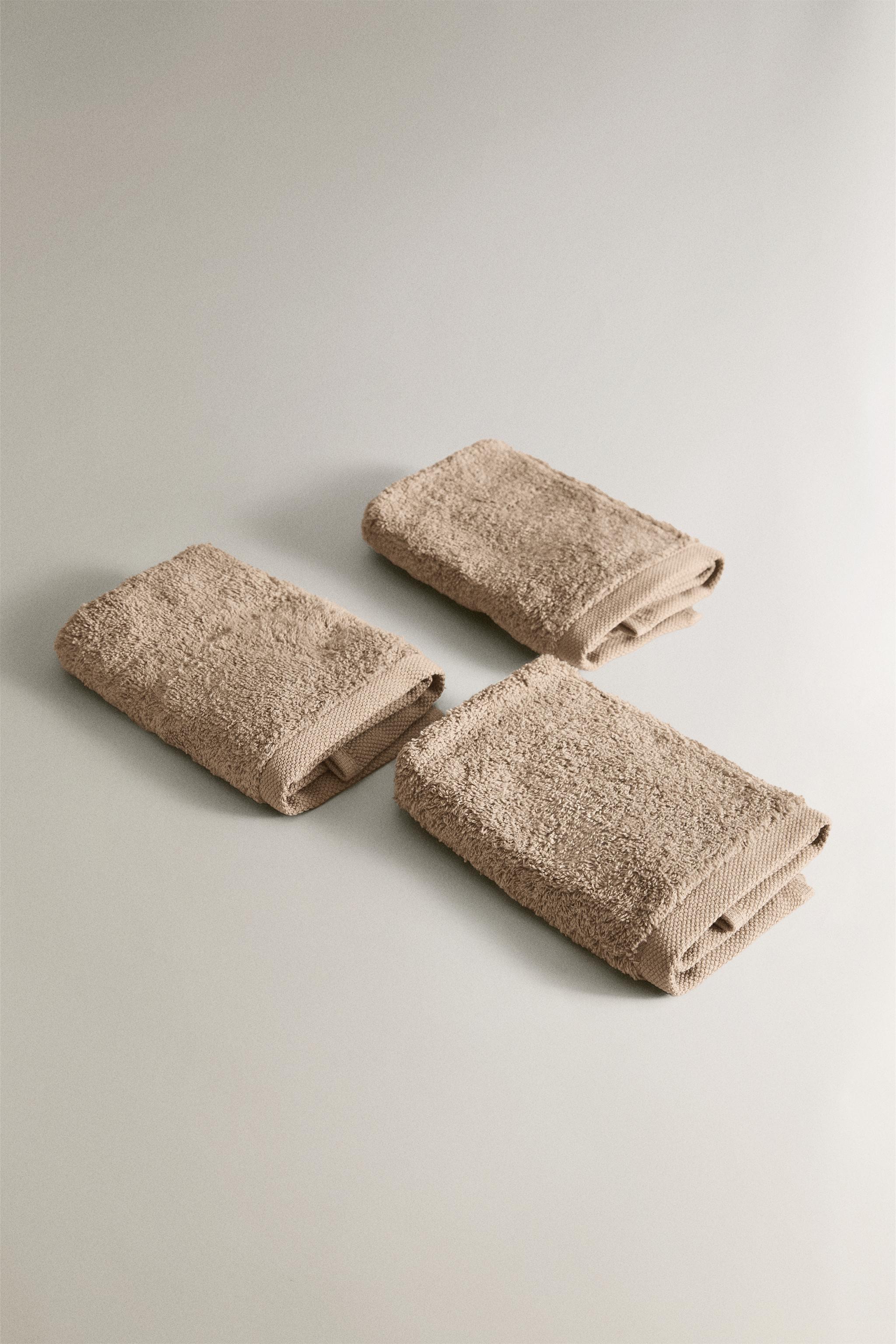 LOT 3 SERVIETTES INVITÉ COTON PREMIUM